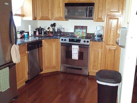 Kitchen with granite countertops