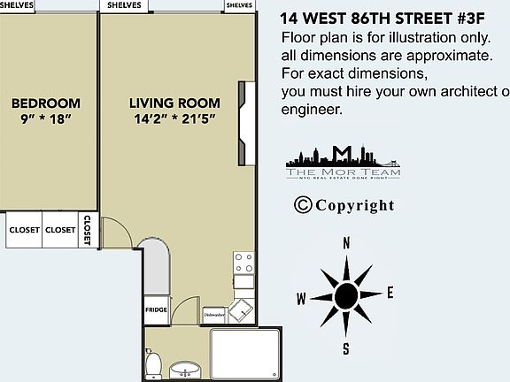 2nd image of 14 W 86th St APT 3F