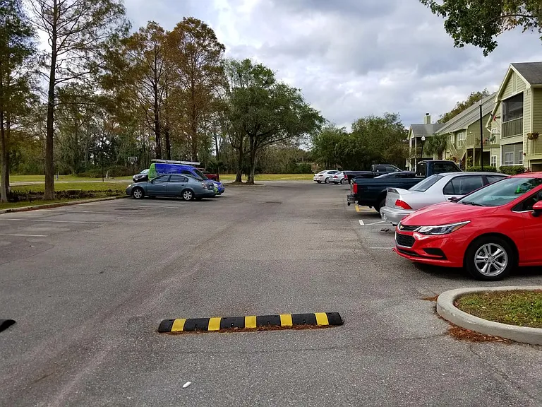 Reserved parking space