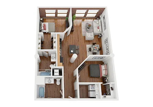 Floor plan 2C