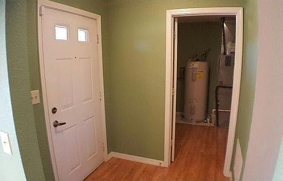 front door to laundry