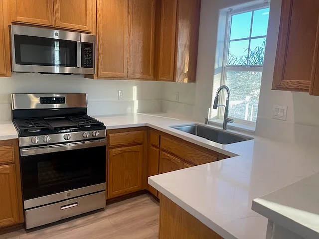 Kitchen with all new appliances - 306 2nd St #B