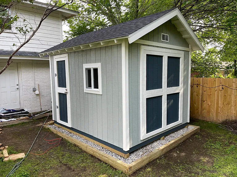 Brand new shed for storage!