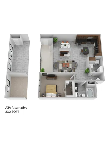 Floor plan A2A