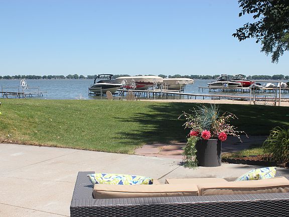 View from lower level patio