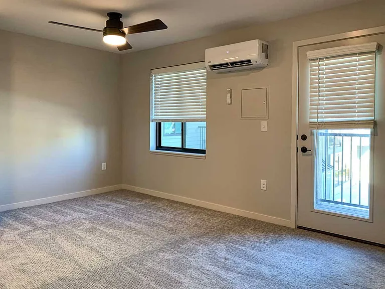 Our Studio Hummingbird features a bright and open living area, perfect for creating your personal retreat.