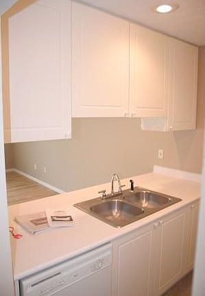 Plenty of cabinet space opens both directions