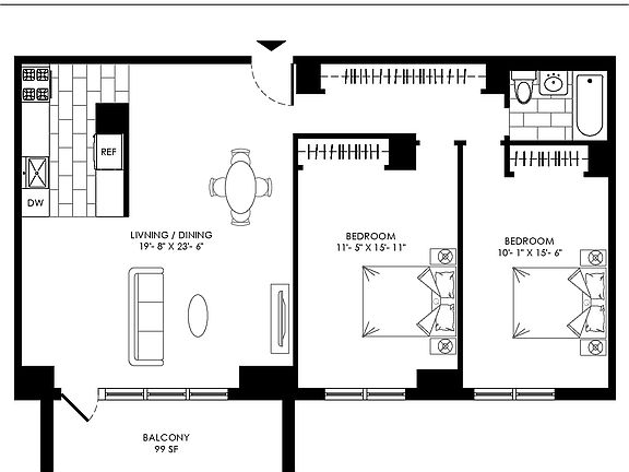 2nd image of 310 Greenwich St APT 10L
