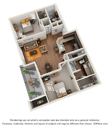 Floor plan B2 - La Tour