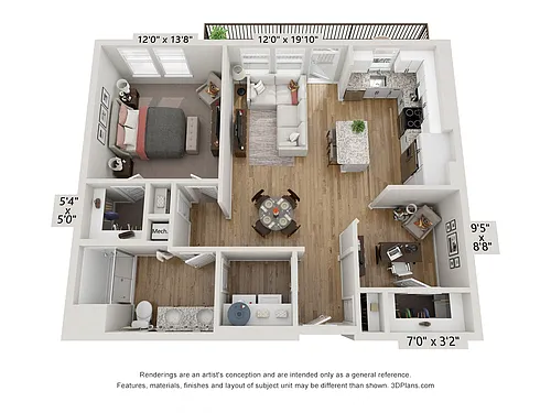 Floor plan A4 - Azure