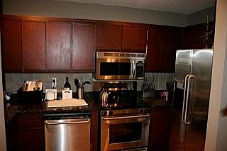 Kitchen opens Living area