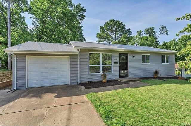 Welcome home! One Car oversized garage with double driveway.