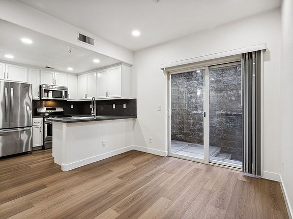 Dining Area Overlooking Outdoor Patio