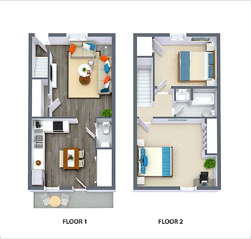 Floor plan Townhouse