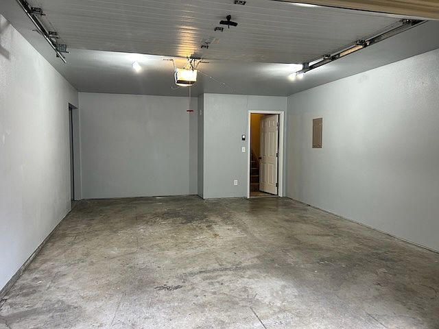 Over - sized finished garage