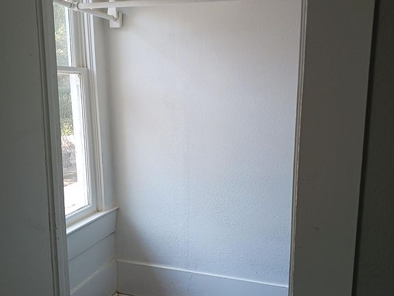 Great walk in closet with shelves