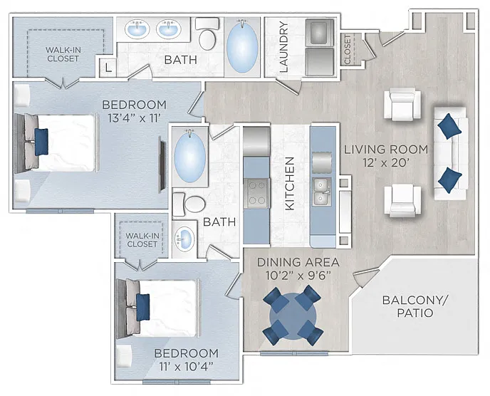 Floor plan Redwood (D)