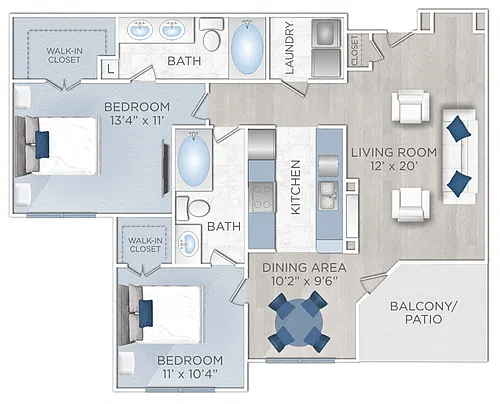 Floor plan Redwood (D)