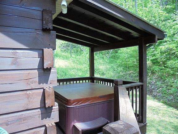 Hot Tub under the roof