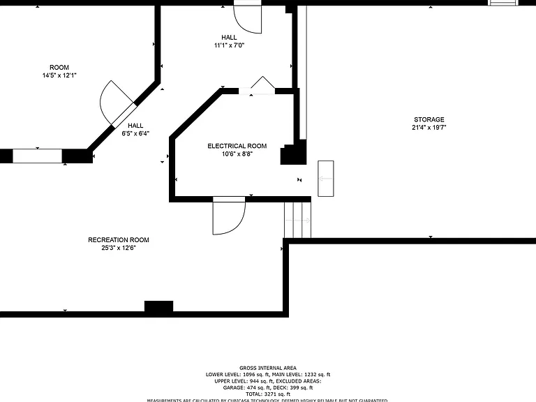 Lower Level Floor Plan
