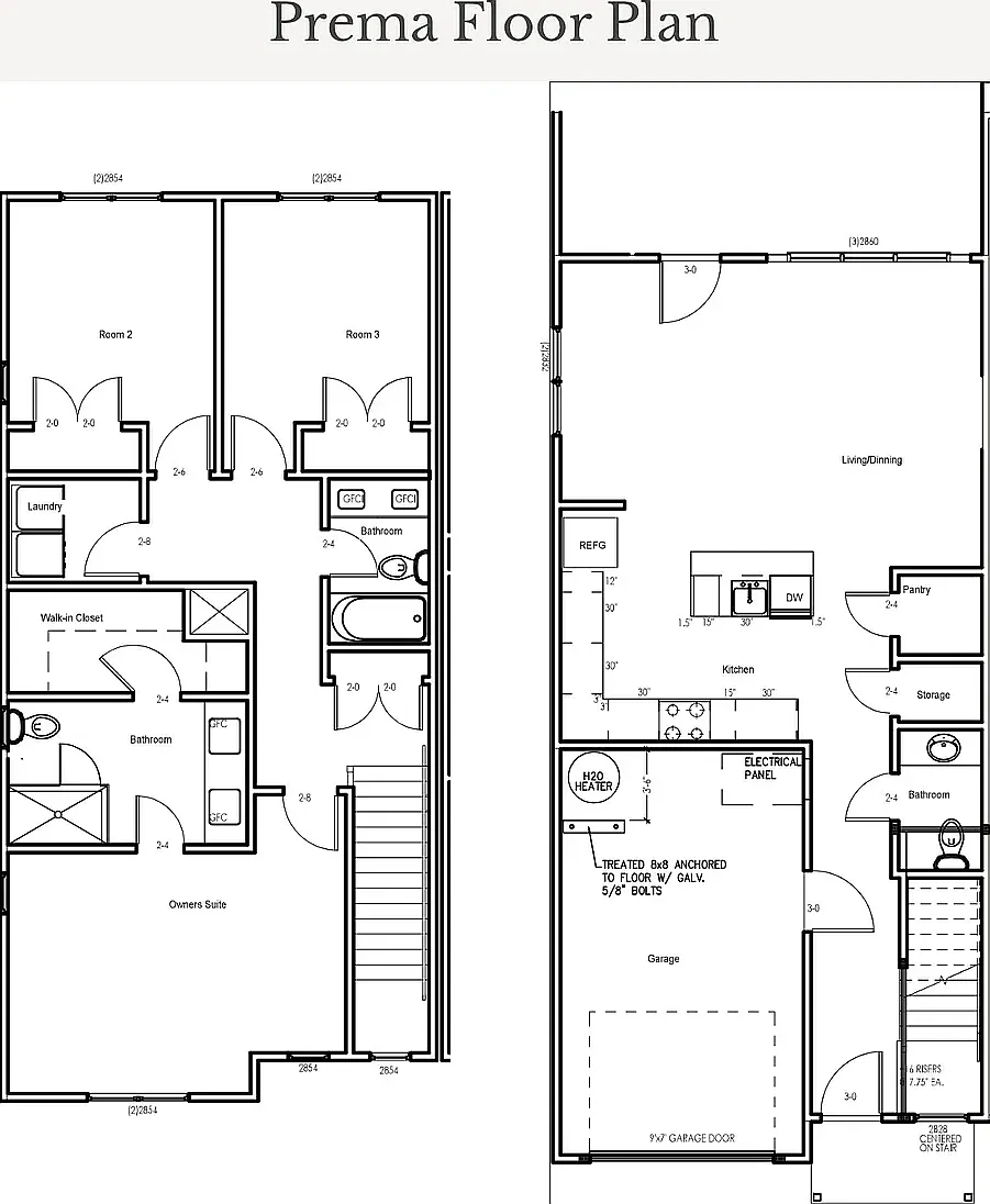 3 bed, 2.5 bath, 1560 sqft, $1,750 — Photo 3