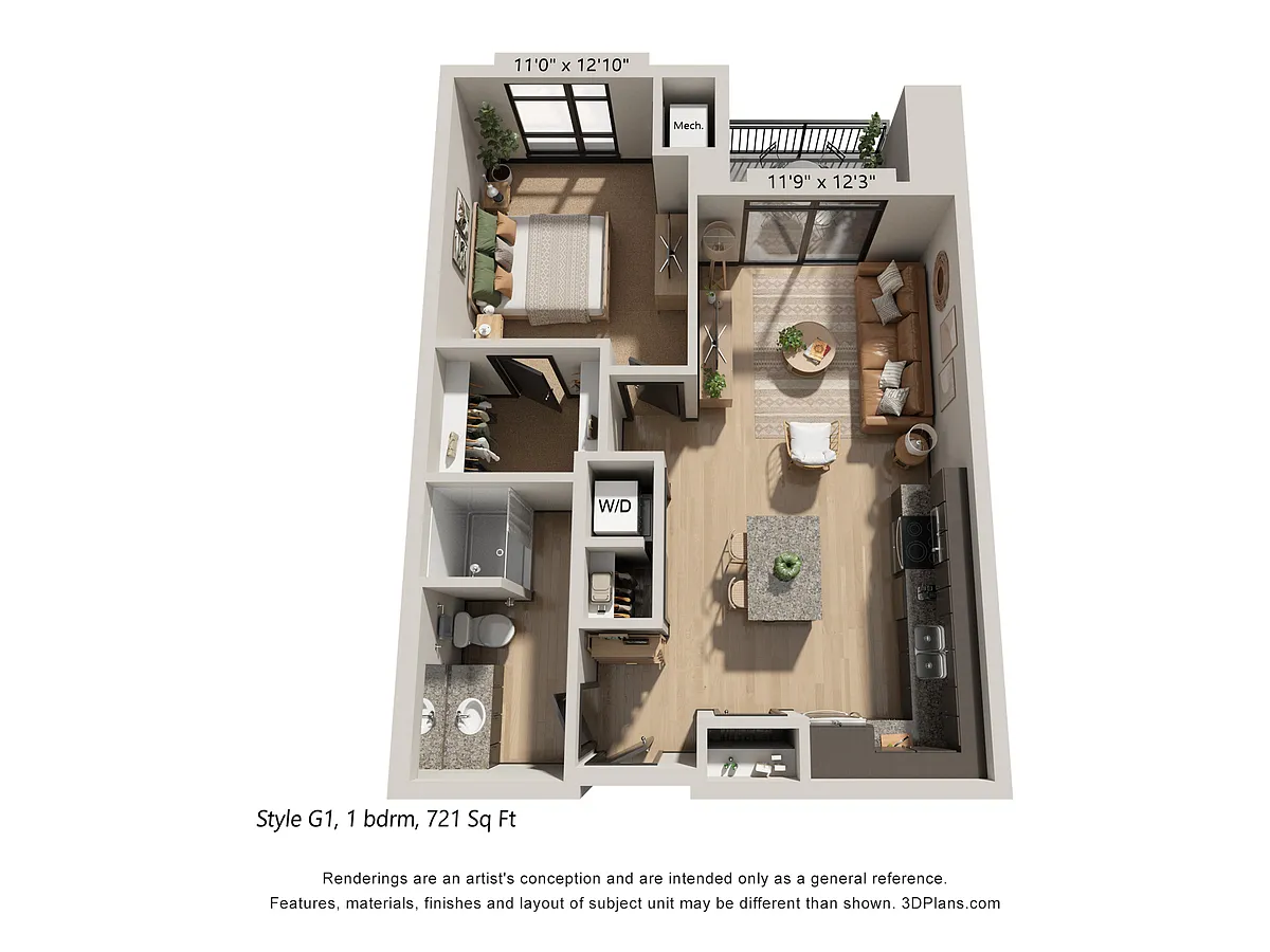 Floor plan Style G1