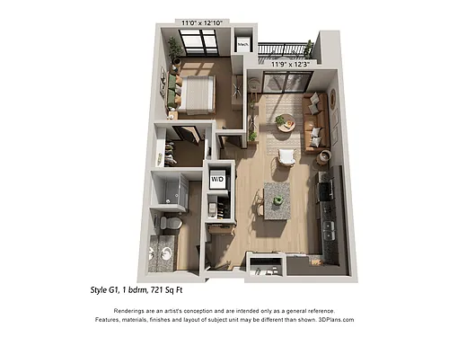 Floor plan Style G1