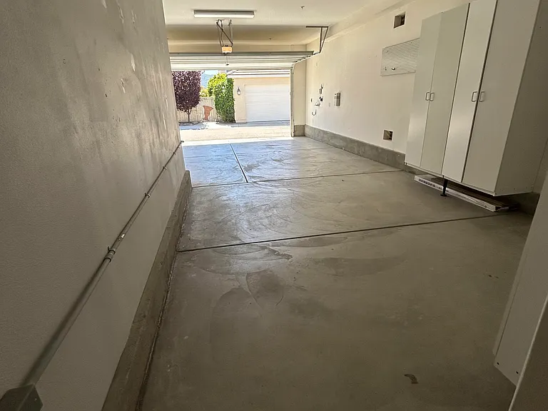 Garage view from inside of the house.