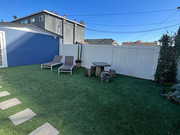 Private back yard