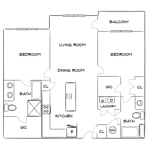 Floor plan Design 2B