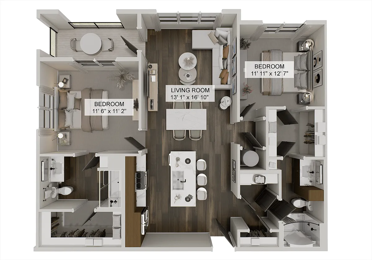 Floor plan Saguaro Reserve (B1H)