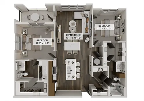 Floor plan Saguaro Reserve (B1H)