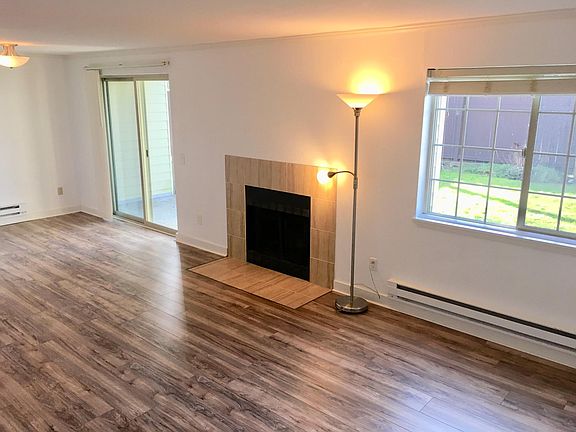 Wood burning fireplace