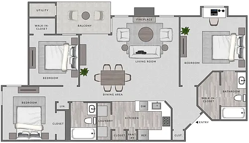 Floor plan C1-3X2