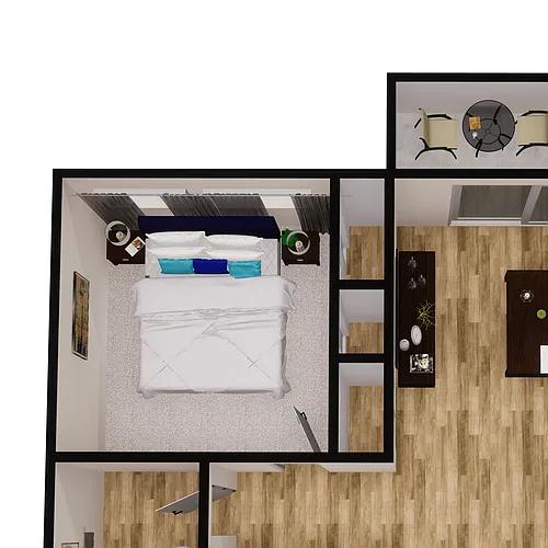 Floor plan 1x1 jr - Partial