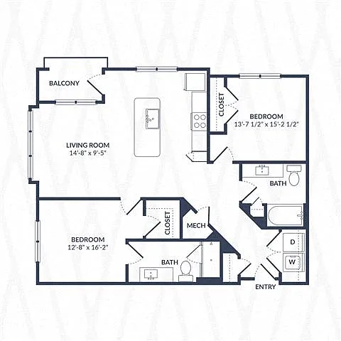 Floor plan B3HC