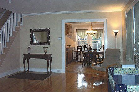 View to Dining Room.  Lovely Dining Area open to the Kitchen, with a Breakfast
