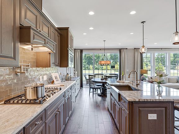 Kitchen with ample cabinet space