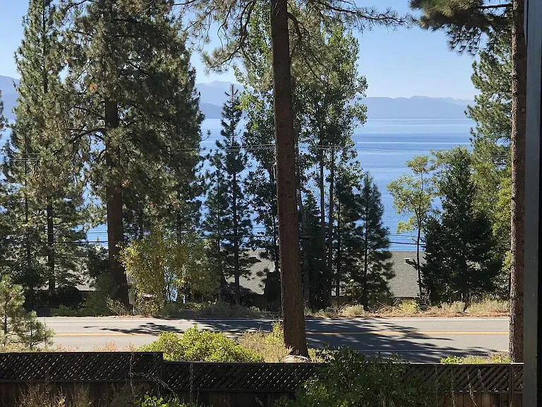 Lake view from master bedroom.