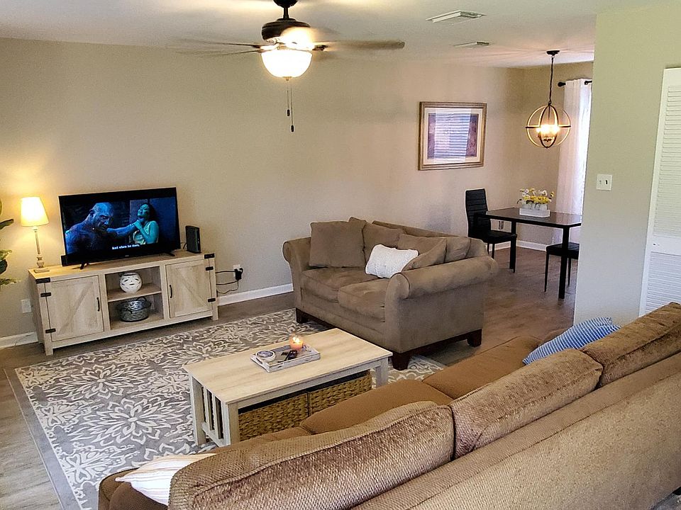 Large, open, bright living space.