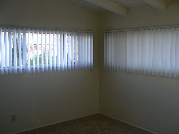 Bedroom corner window