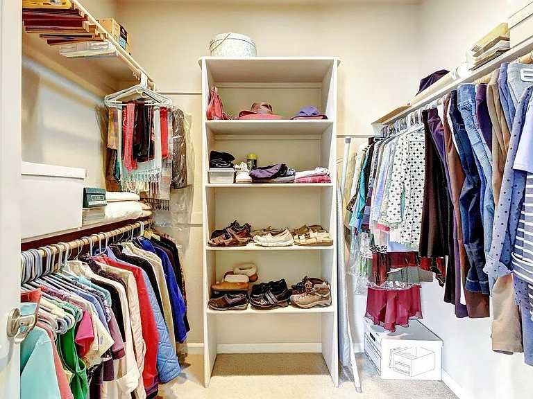 Primary closet