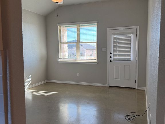 Living room and front door