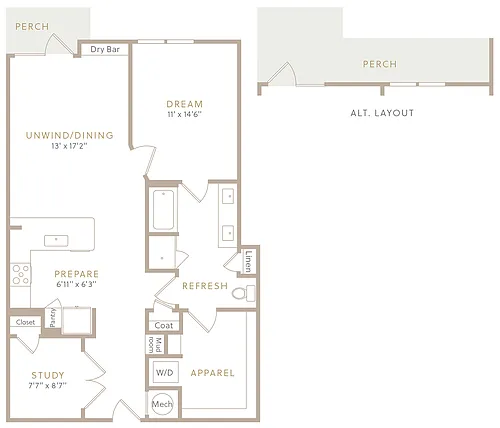 Floor plan A5 +Study