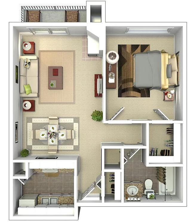 Floor plan Little Cottonwood