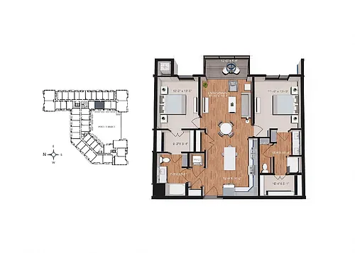 Floor plan B2