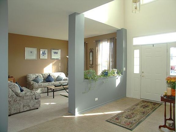 Two-Story Entry Open to Living Room