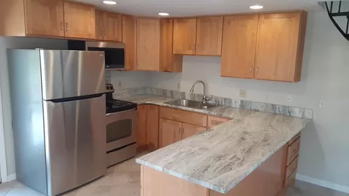 New kitchen cabinets and beautiful granite tops - 39 Winterhawk Dr