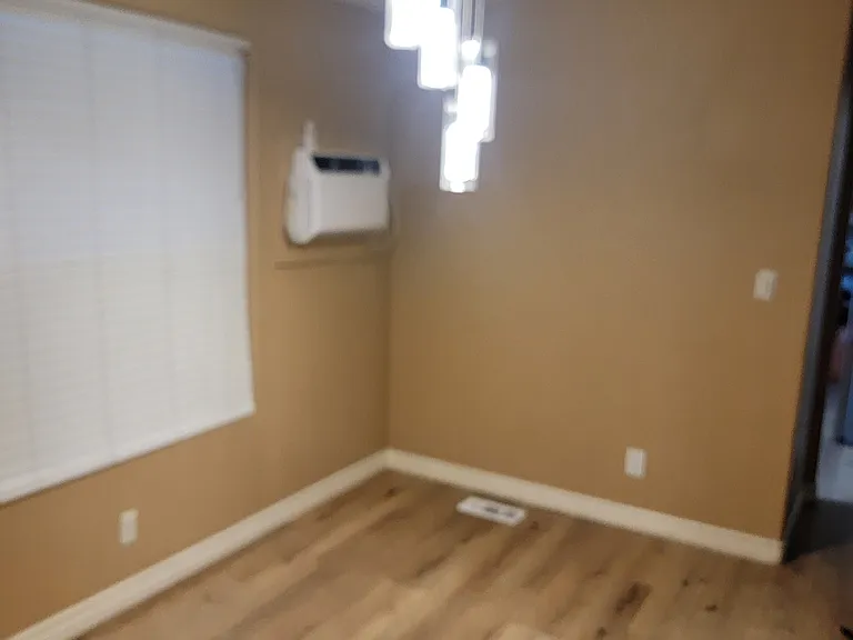 Dining room. Dining room now has table in it.