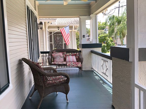 FRESHLY PAINTED PORCH